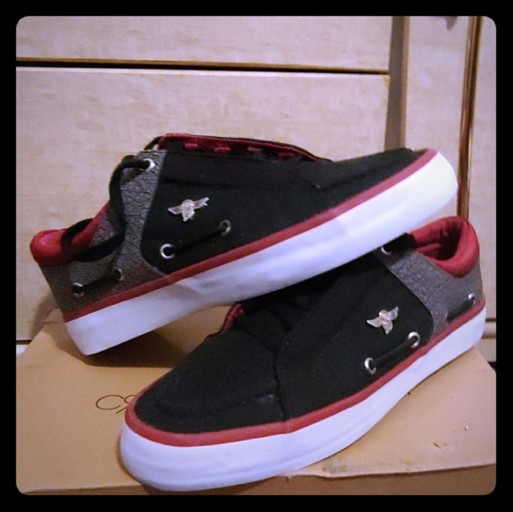 CREATIVE RECREATION LUCHESE (CHARCOAL / GREY / red 🖤🖤🖤🖤